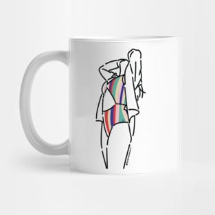 Girl on Swim Suit in  Summer Mug